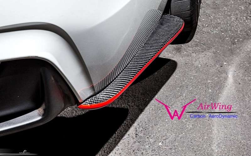 F32 F33 F36 – Future Design carbon Rear bumper splitter 06